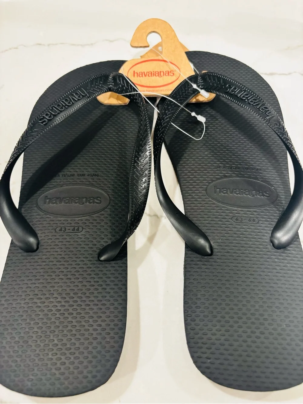 Havaianas Men's Black Flip-Flop Sandals